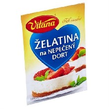 Želatina na nepečený dort v p...