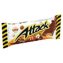 Attack (hazelnut in cocoa icing)