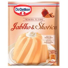 Puding s příchutí jablka a sk...