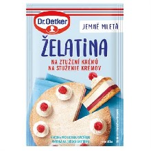Želatina na ztužení krémů