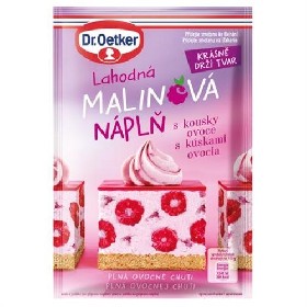 Smetanová náplň (malinová)