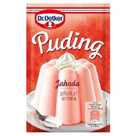 Jahodový puding
