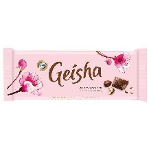 Geisha chocolate (hazelnut-nougat)