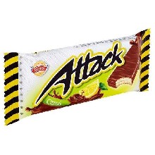 Attack (lemon in milk-cocoa icing)