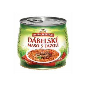 Ďábelské maso s fazolí...