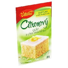 Citronový cukr s citronovou kůrou