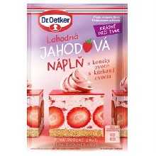 Smotanová náplň (jahodová)