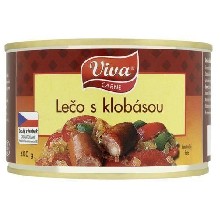 Lecho with sausage