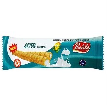 Corn tubes with cream filling