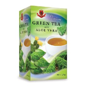 Zelený čaj s Aloe Vera (20x)