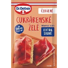 Cukrářské želé červené
