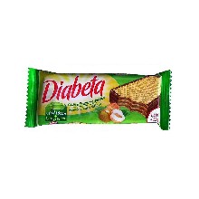 Half-dipped hazelnut wafer (Diab...