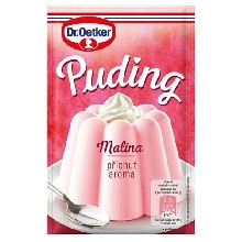 Raspberry pudding